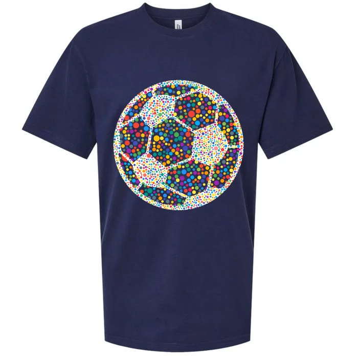 Happy Dot Day International Dot Day Polka Dot Soccer Futbol Ball Sueded Cloud Jersey T-Shirt