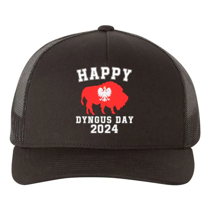 Happy Dyngus Day 2024 Dyngus Day Polish American Polska White Eagle Polish Eagle Yupoong Adult 5-Panel Trucker Hat