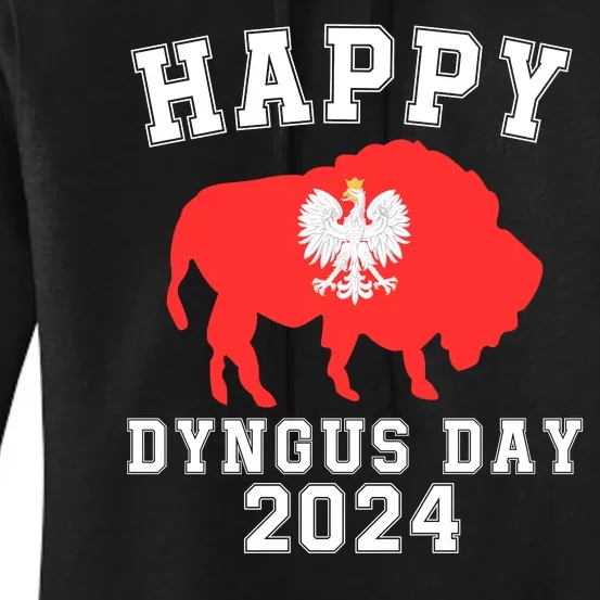 Happy Dyngus Day 2024 Dyngus Day Polish American Polska White Eagle Polish Eagle Women's Pullover Hoodie