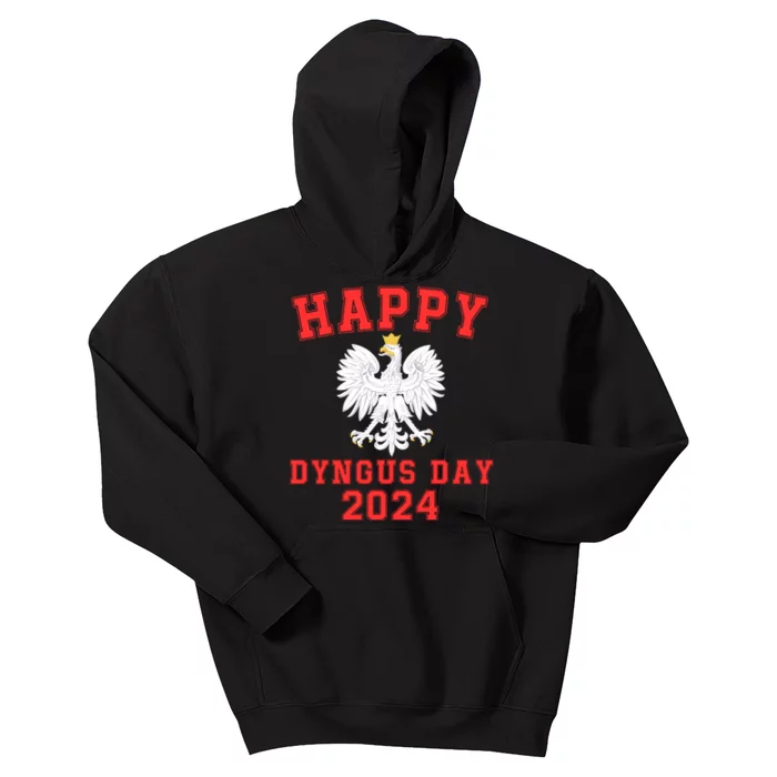 Happy Dyngus Day 2024 Dyngus Day Polish American Polska White Eagle Polish Eagle Kids Hoodie