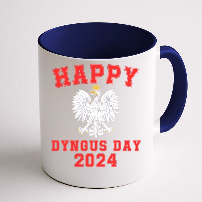 Happy Dyngus Day 2024 Dyngus Day Polish American Polska White Eagle Polish Eagle Front & Back Coffee Mug