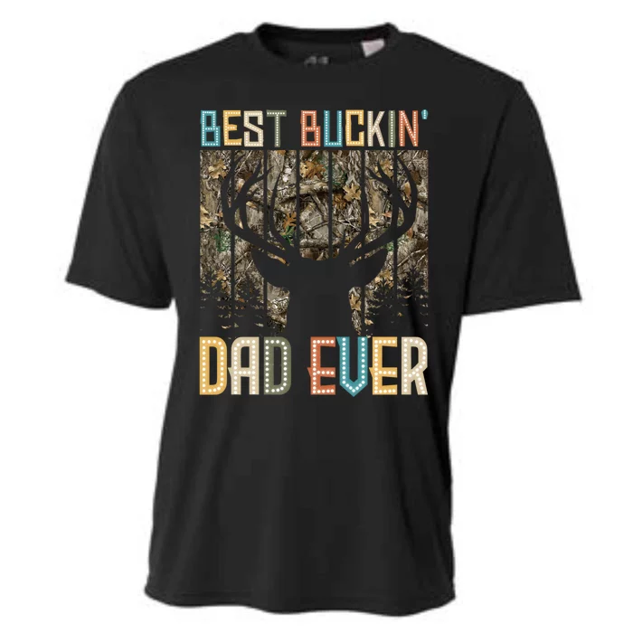 Hunter Dad Dad Deer Hunting Hunting Best Buckin Dad Ever Cool Gift Cooling Performance Crew T-Shirt