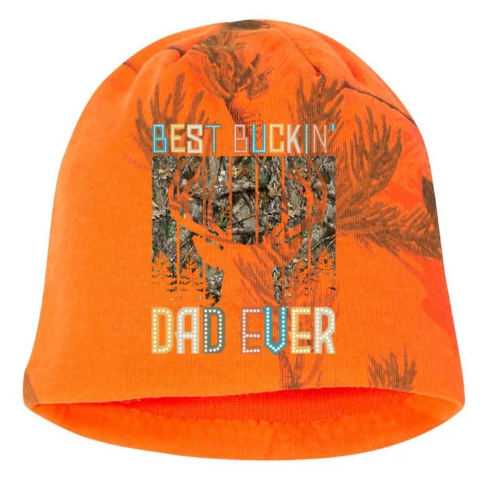 Hunter Dad Dad Deer Hunting Hunting Best Buckin Dad Ever Cool Gift Kati - Camo Knit Beanie