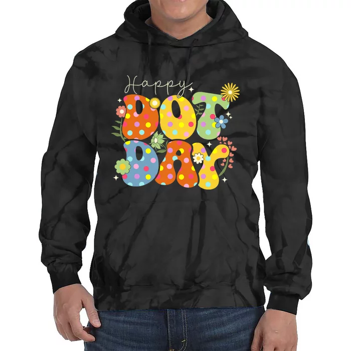 Happy Dot Day Colorful Cute Polka Tie Dye Hoodie