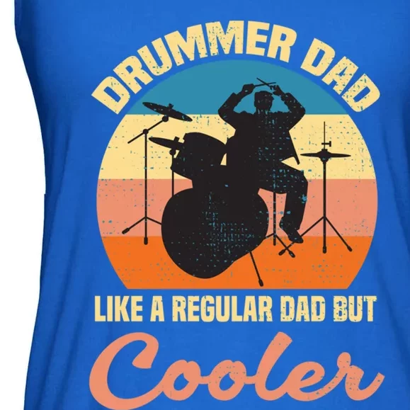 Husband Dad Drummer Hilarious Drumming Funny Gift For Drummer Dad Gift Ladies Essential Flowy Tank