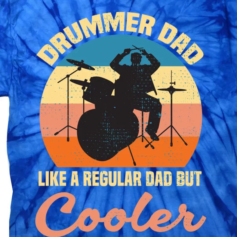 Husband Dad Drummer Hilarious Drumming Funny Gift For Drummer Dad Gift Tie-Dye T-Shirt