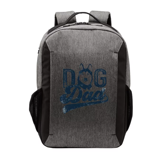 Husky Dog Dad Siberian Husky Vector Backpack