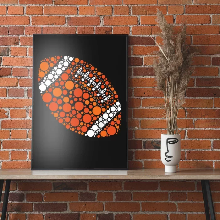 Happy Dot Day 2024 Polka Dot Football Ball Lover Poster