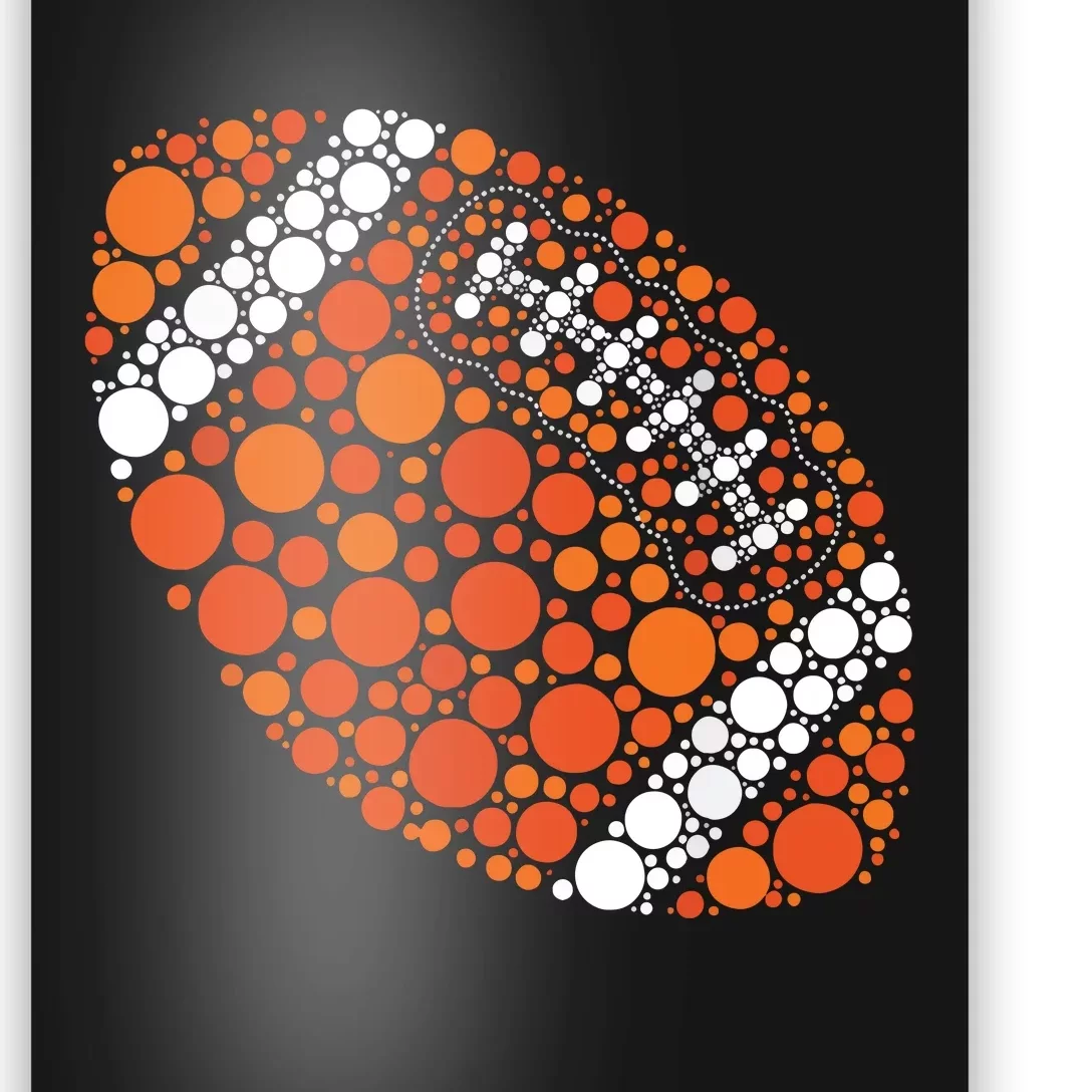 Happy Dot Day 2024 Polka Dot Football Ball Lover Poster