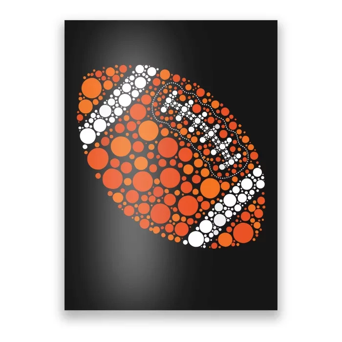 Happy Dot Day 2024 Polka Dot Football Ball Lover Poster