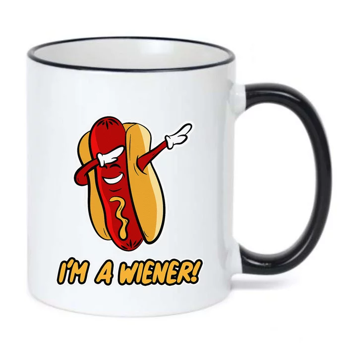 Hot Dog Design For And Women Im A Wiener Black Color Changing Mug