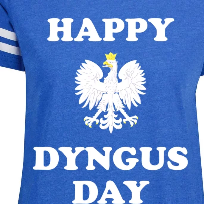 Happy Dyngus Day Polska Polish White Eagle Enza Ladies Jersey Football T-Shirt