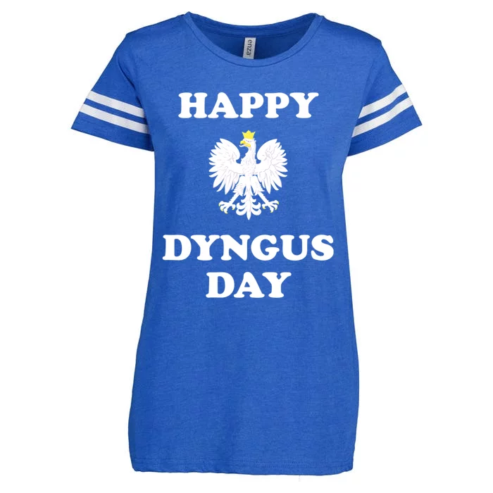 Happy Dyngus Day Polska Polish White Eagle Enza Ladies Jersey Football T-Shirt