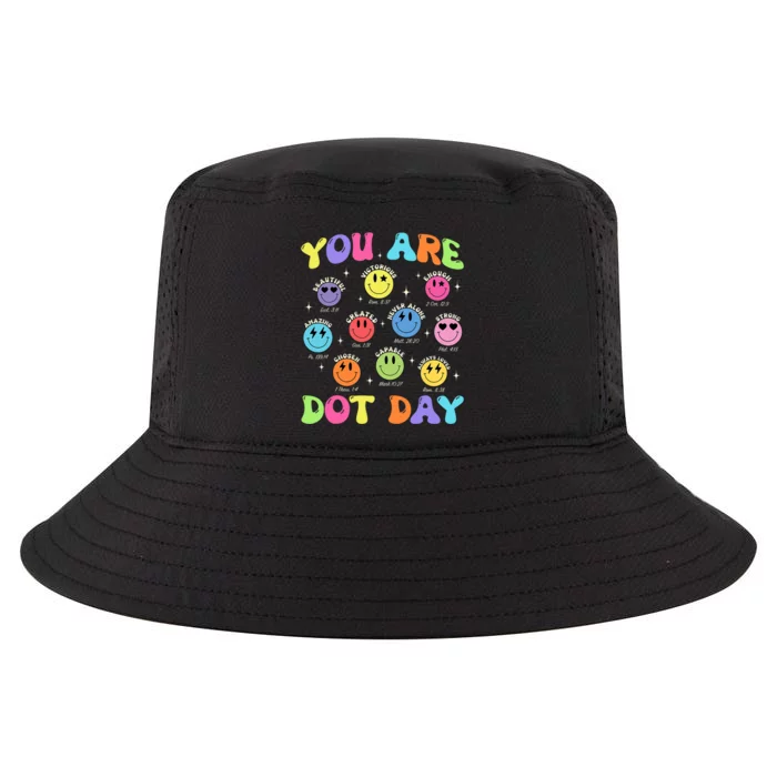 Happy Dot Day Teacher Smile Face Cool Comfort Performance Bucket Hat