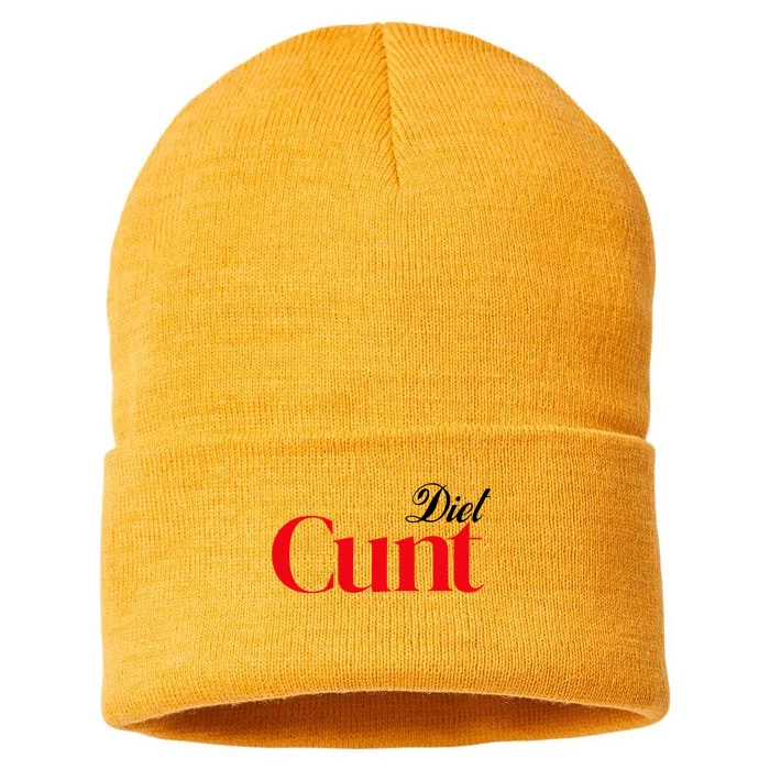 Honeysuckle Drive Diet Cunt Sustainable Knit Beanie