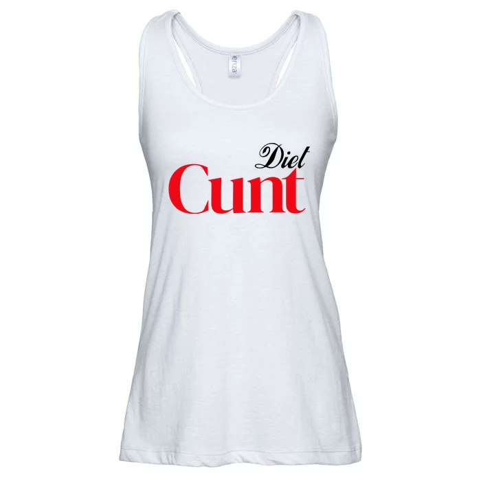 Honeysuckle Drive Diet Cunt Ladies Essential Flowy Tank