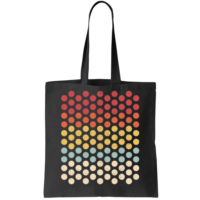 Happy Dot Day Retro Boy Girl Polka Dot Day Tote Bag