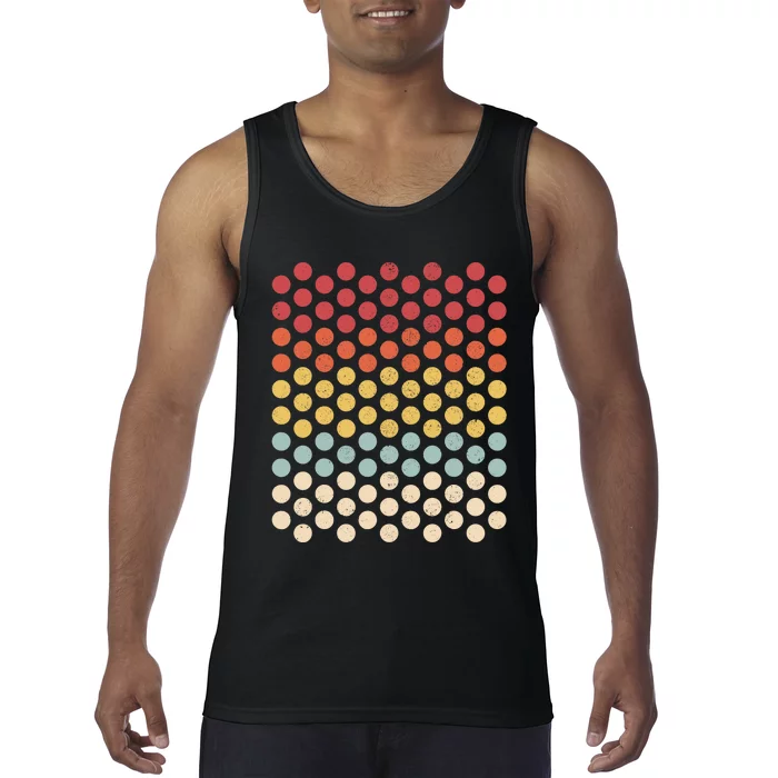 Happy Dot Day Retro Boy Girl Polka Dot Day Tank Top