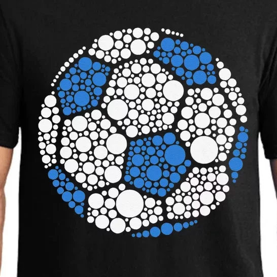 Happy Dot Day 2024 Polka Dot Soccer Ball Lover Gift Pajama Set