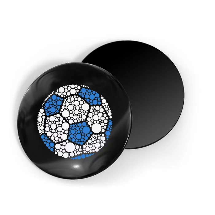 Happy Dot Day 2024 Polka Dot Soccer Ball Lover Gift Magnet