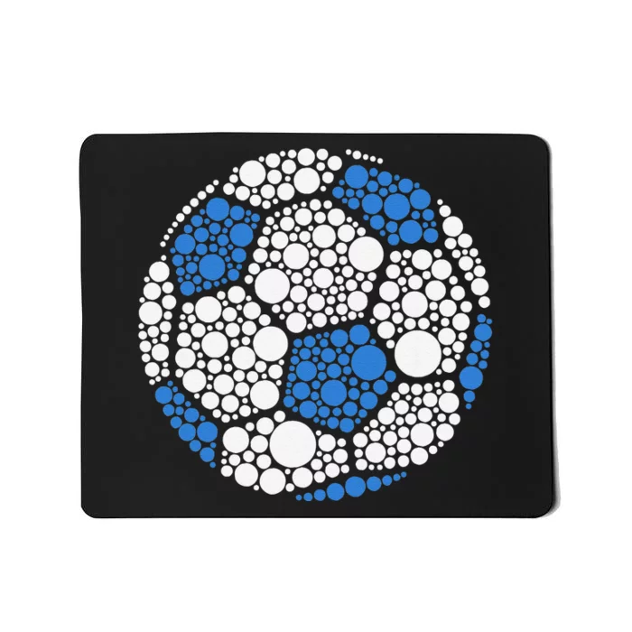 Happy Dot Day 2024 Polka Dot Soccer Ball Lover Gift Mousepad