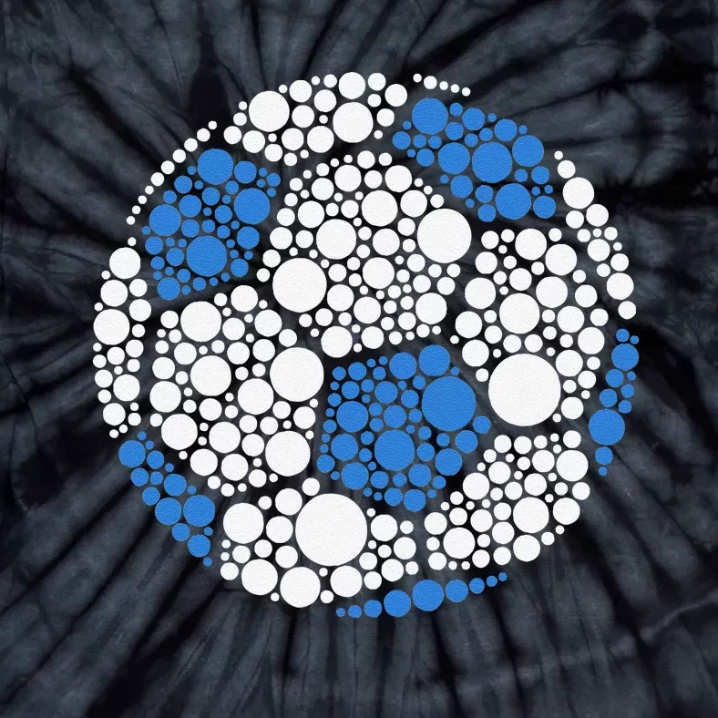 Happy Dot Day 2024 Polka Dot Soccer Ball Lover Gift Tie-Dye T-Shirt