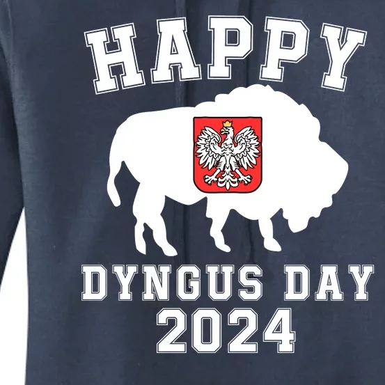 Happy Dyngus Day 2024 Dyngus Day Polish American Polska White Eagle Polish Eagle Women's Pullover Hoodie