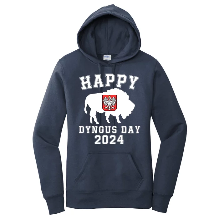 Happy Dyngus Day 2024 Dyngus Day Polish American Polska White Eagle Polish Eagle Women's Pullover Hoodie