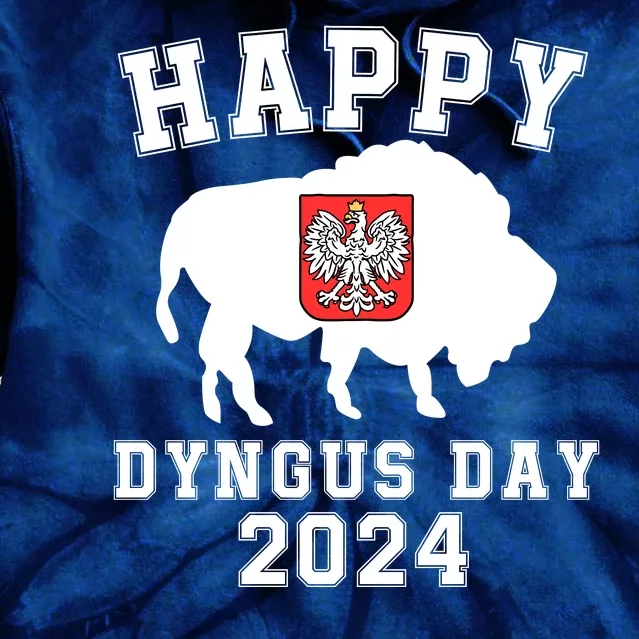 Happy Dyngus Day 2024 Dyngus Day Polish American Polska White Eagle Polish Eagle Tie Dye Hoodie