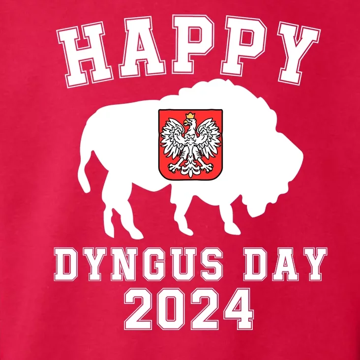 Happy Dyngus Day 2024 Dyngus Day Polish American Polska White Eagle Polish Eagle Toddler Hoodie