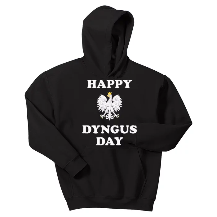 Happy Dyngus Day Polska Polish White Eagle Kids Hoodie