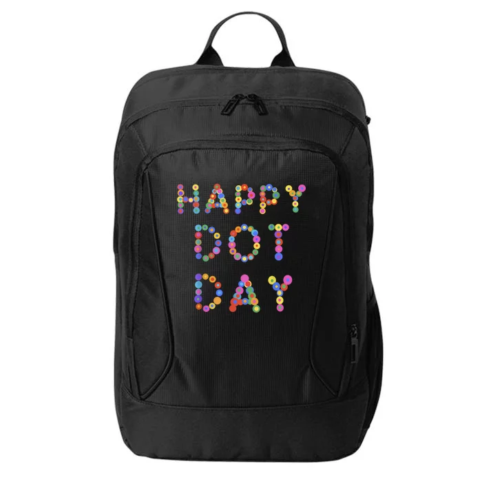 Happy Dot Day Colorful Polka Dots City Backpack