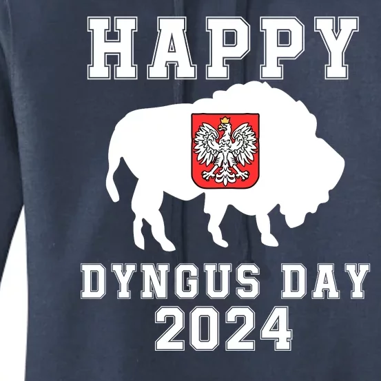 Happy Dyngus Day 2024 Dyngus Day Polish American Polska White Eagle Polish Eagle Women's Pullover Hoodie