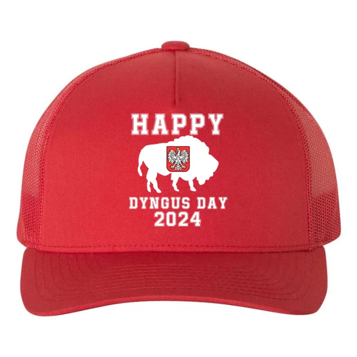 Happy Dyngus Day 2024 Dyngus Day Polish American Polska White Eagle Polish Eagle Yupoong Adult 5-Panel Trucker Hat