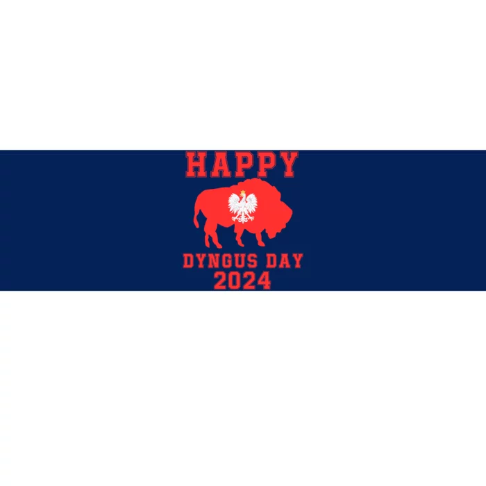 Happy Dyngus Day 2024 Dyngus Day Polish American Polska White Eagle Polish Eagle Bumper Sticker