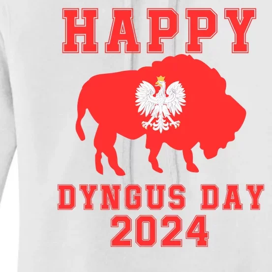 Happy Dyngus Day 2024 Dyngus Day Polish American Polska White Eagle Polish Eagle Women's Pullover Hoodie