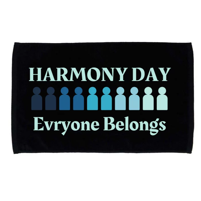 Harmony Day , Everybody Belongs Microfiber Hand Towel