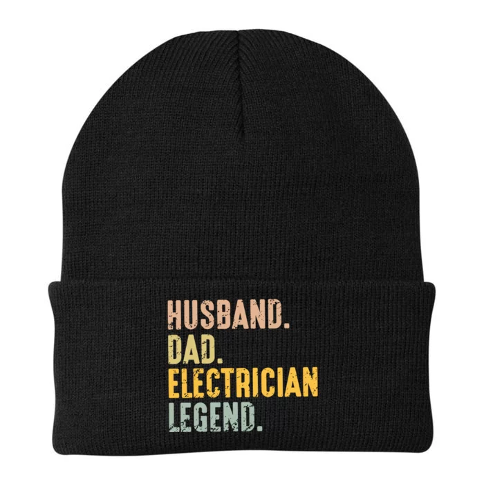 Husband Dad Electrician Legend Knit Cap Winter Beanie