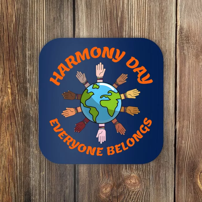 Harmony Day Everyone Belongs Coaster