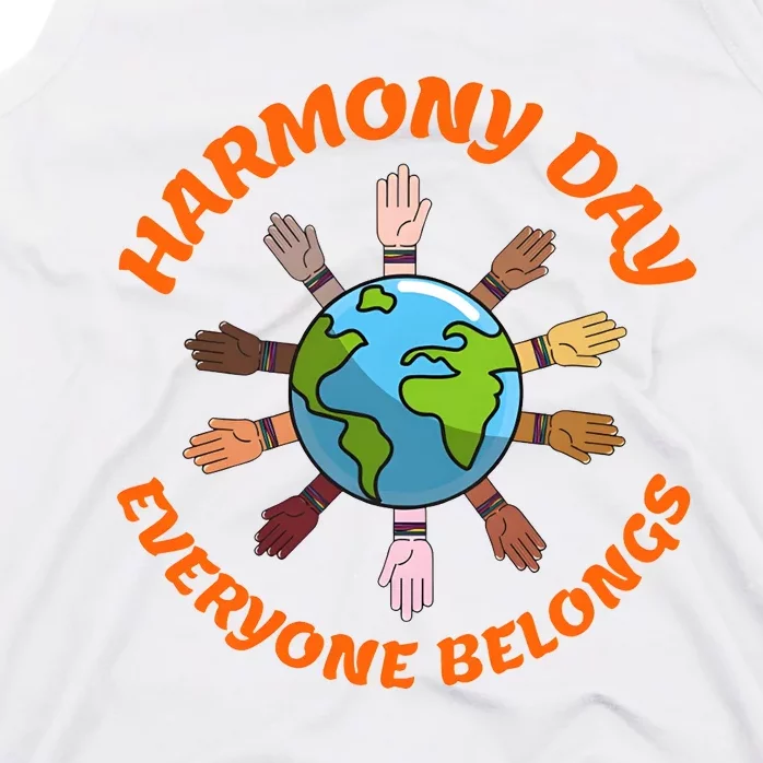 Harmony Day Everyone Belongs Tank Top