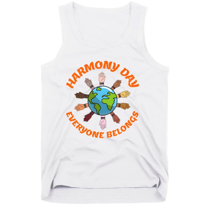 Harmony Day Everyone Belongs Tank Top