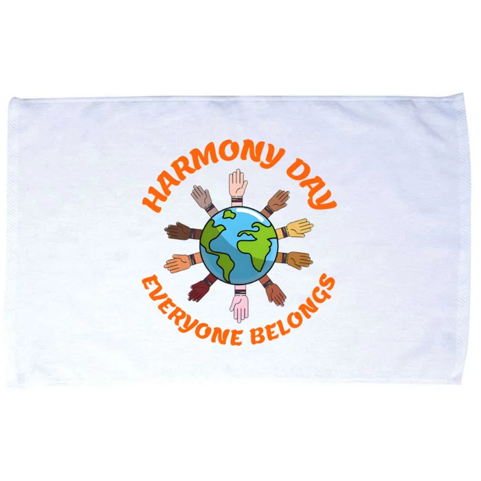 Harmony Day Everyone Belongs Microfiber Hand Towel