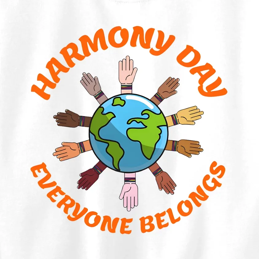 Harmony Day Everyone Belongs Kids Sweatshirt