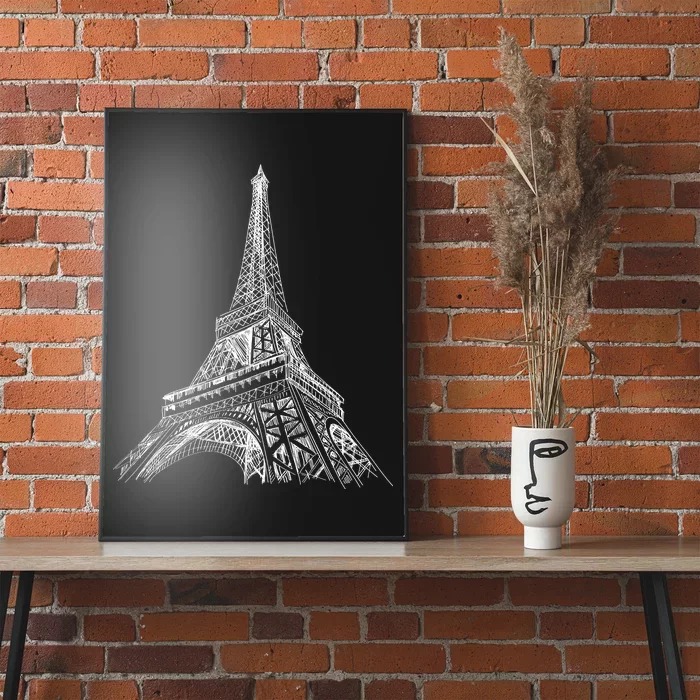 Hand Drawn Eiffel Tower Poster