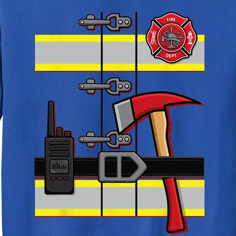 Halloween DIY Firefighter Uniform Costume Sweatshirt