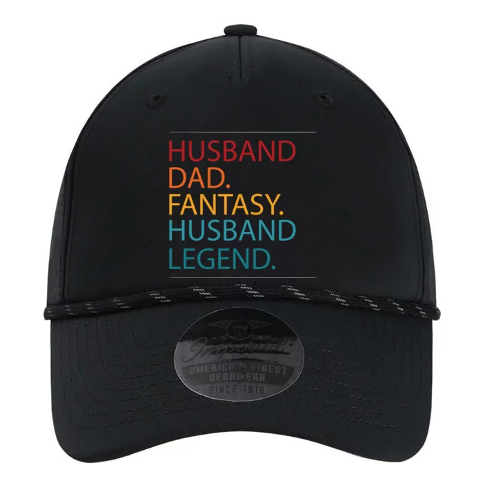 Husband Dad Fantasy Football Legend Performance The Dyno Cap