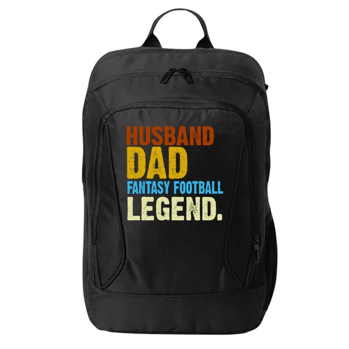 Husband Dad Fantasy Football Legend City Backpack