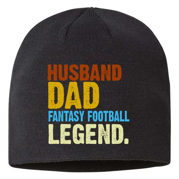 Husband Dad Fantasy Football Legend 8 1/2in Sustainable Knit Beanie