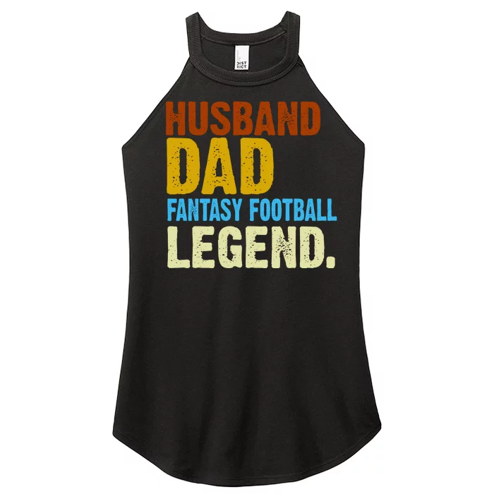 Husband Dad Fantasy Football Legend Women’s Perfect Tri Rocker Tank