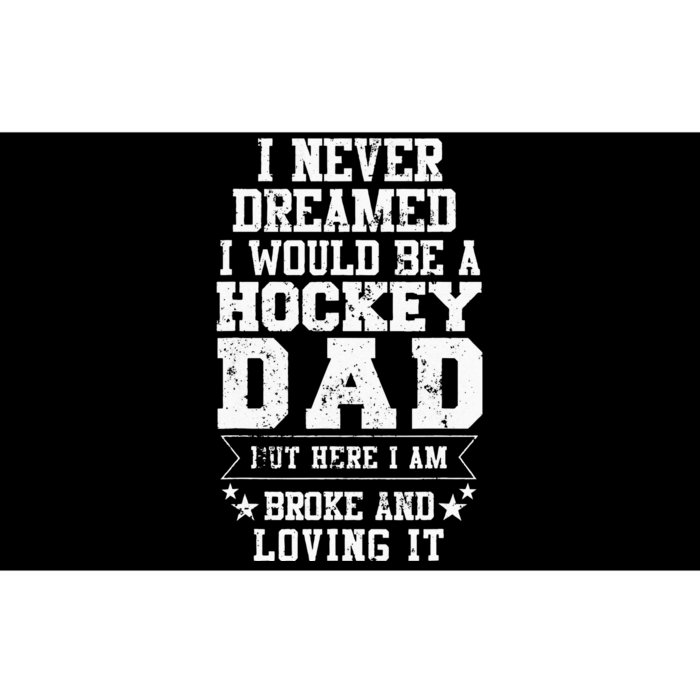 Hockey Dad Funny Fathers Day Tee Dads Gift Bumper Sticker